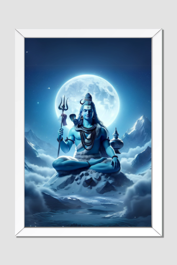 Lord Shiva framed poster 24*16 inch