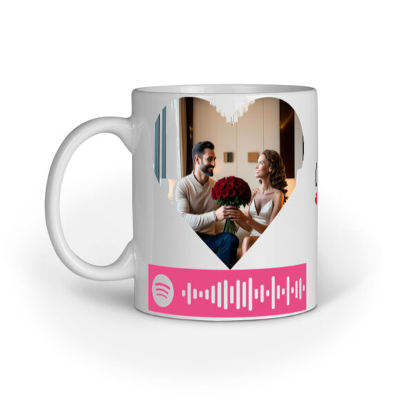 Photo and Spotify Song Mug