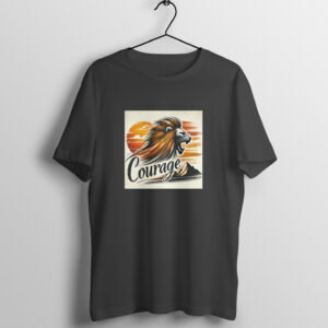 courage tshirt black
