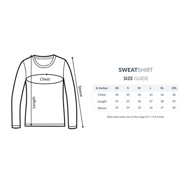 Unisex Be Calm Sweatshirt - Image 5