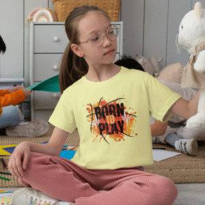 Born To Play Tshirt For Kids