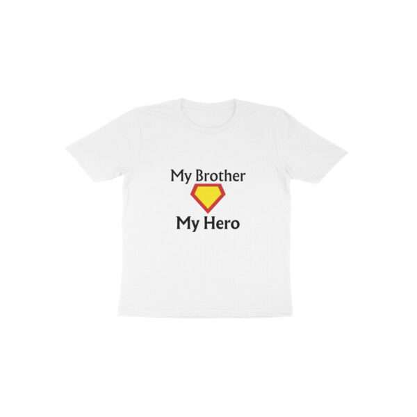 My brother My Hero Tshirt For Girls - Image 3