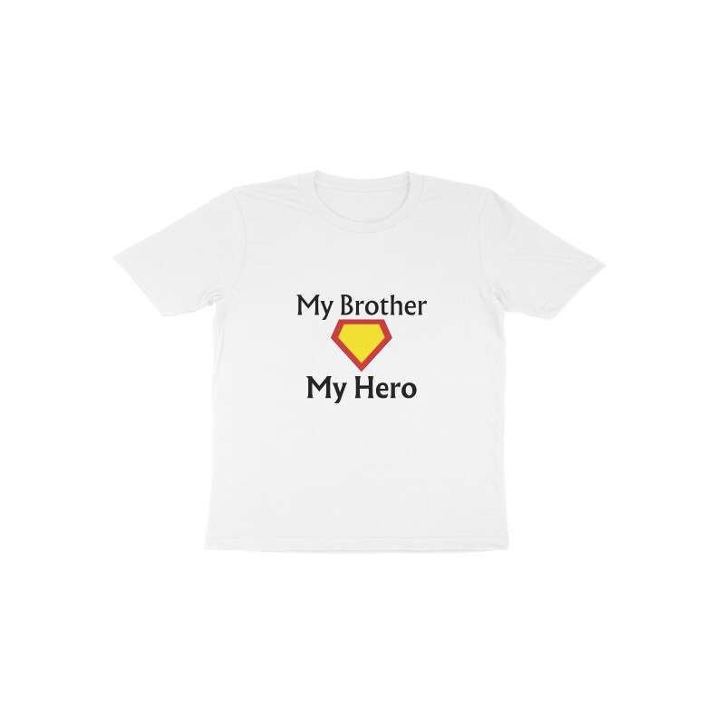 My brother My Hero Tshirt For Girls - Image 3