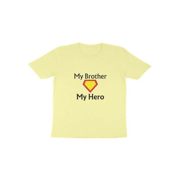 My brother My Hero Tshirt For Girls - Image 2