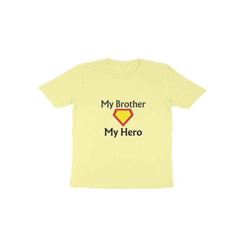 My brother My Hero Tshirt For Girls - Image 2