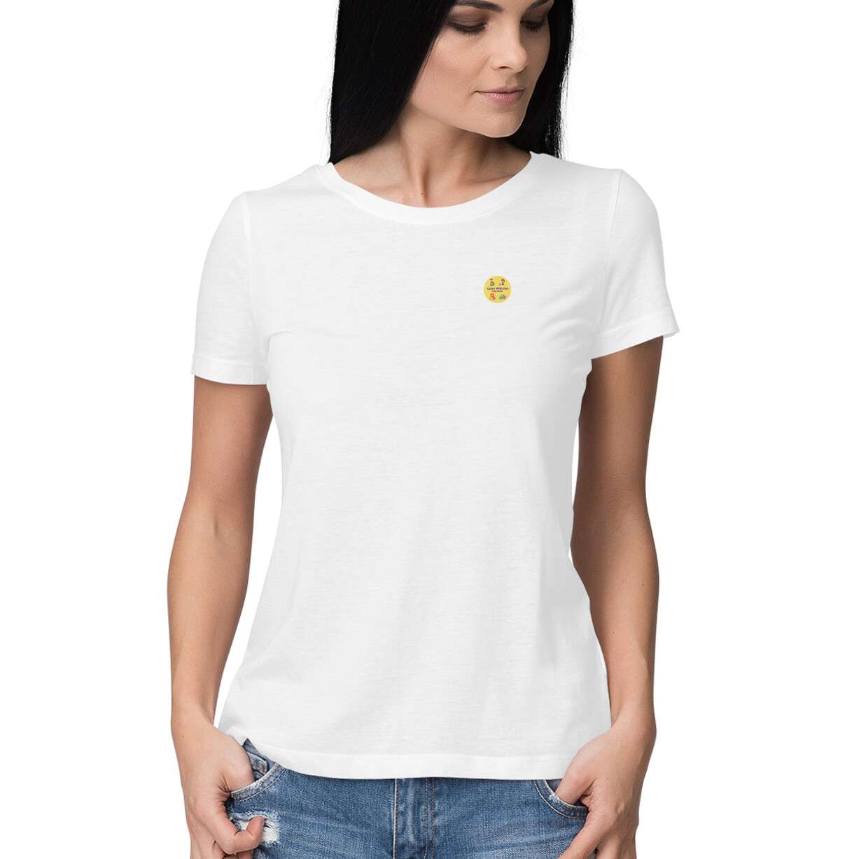 Learn With Fun White Tshirt For Women