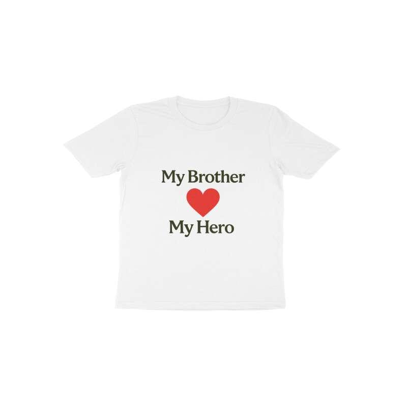 My Brother My Hero Tshirt For Girl Kid