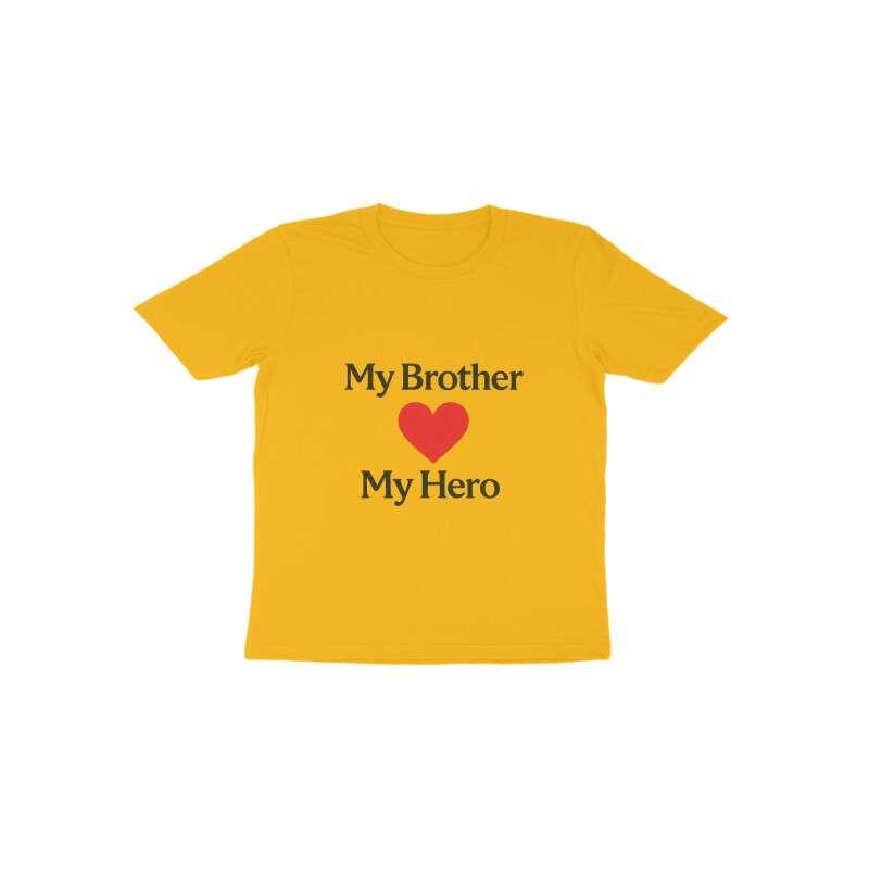 My Brother My Hero Tshirt For Girl Kid - Image 3