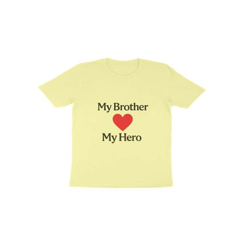 My Brother My Hero Tshirt For Girl Kid - Image 5